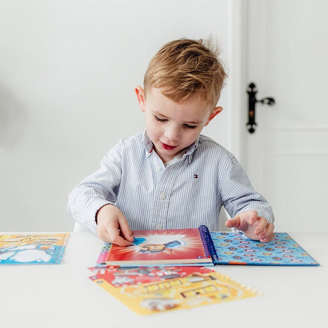 Paw Patrol Knutsel Boek Nummer Stickeren - Babywinkel - 8714274721159