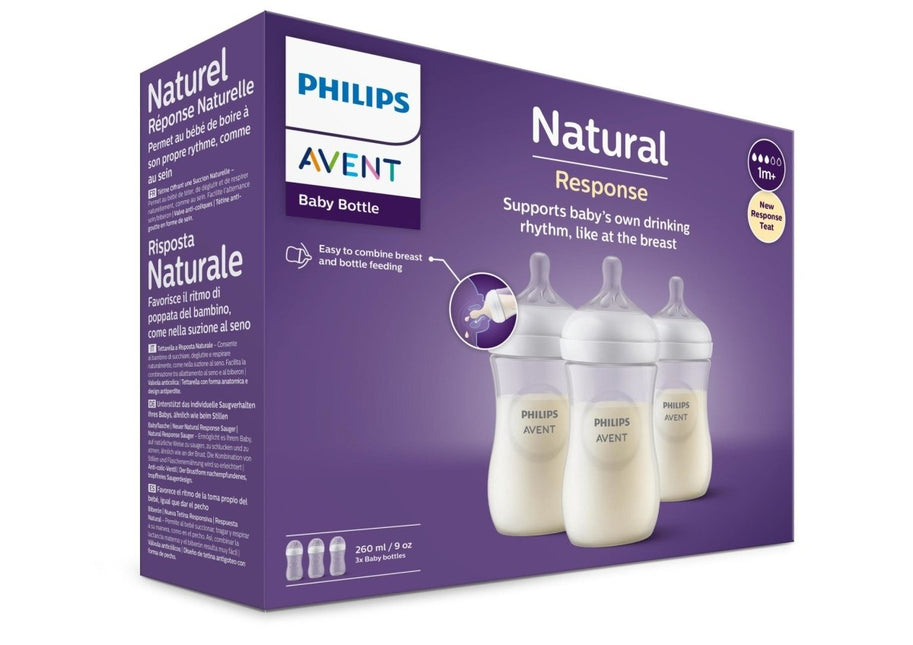 Philips Avent Babyfles 3.0 Natural 260ml 3st - Philips Avent - Babywinkel - 8710103990741