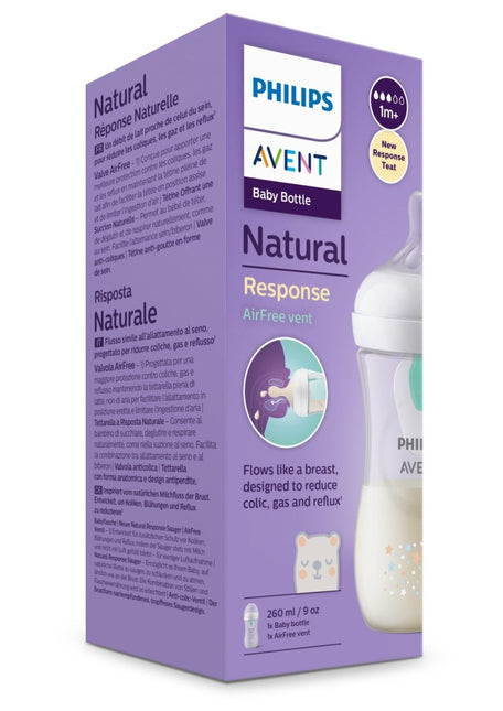 Philips Avent Babyfles Beer Airfree 260ml - Philips Avent - Babywinkel - 8710103990437