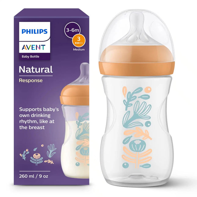 Philips Avent Babyfles Deco Oranje 260 Ml koop je bij Babywinkel