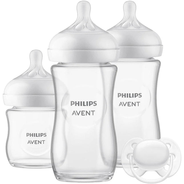 Philips Avent Babyfles Starterset Natural 3.0 Glas 3X + Speen - Philips Avent - Babywinkel - 2023040310296