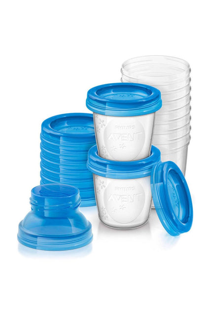 Philips Avent Bewaarbekers Moedermelk 180ml 10st - Philips Avent - Babywinkel - 8710103671572