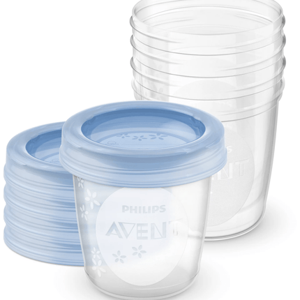 Philips Avent Bewaarbekers Moedermelk 180ml 5st - Philips Avent - Babywinkel - 8710103671657