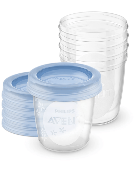 Philips Avent Bewaarbekers Moedermelk 180ml 5st koop je bij Babywinkel