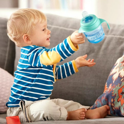 Philips Avent Drinkbeker Blauw 200ml - Philips Avent - Babywinkel - 8710103667025