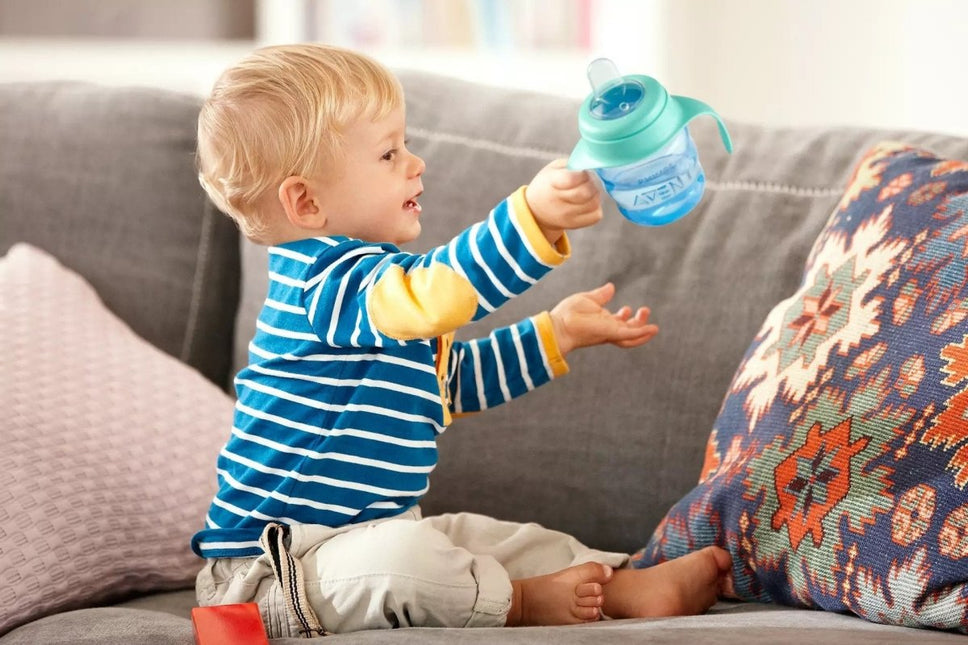 Philips Avent Drinkbeker Blauw 200ml - Philips Avent - Babywinkel - 8710103667025