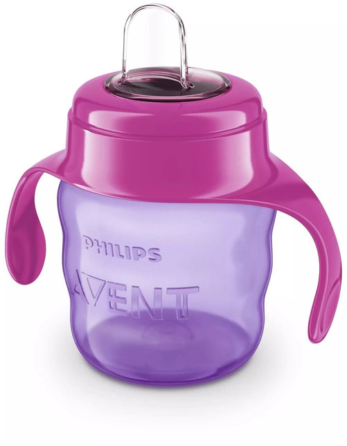 Philips Avent Drinkbeker Roze 200ml - Philips Avent - Babywinkel - 8710103667018