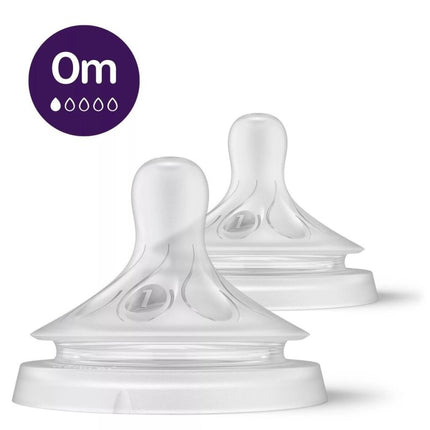 Philips Avent Flesspeen 0 Mnd 2st - Philips Avent - Babywinkel - 8710103985082