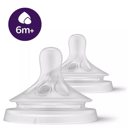Philips Avent Flesspeen 6+ Mnd 2st - Philips Avent - Babywinkel - 8710103985181