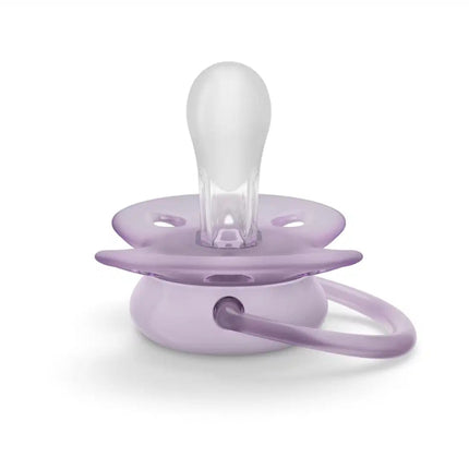 Philips Avent Fopspeen +0 Maanden Soft Grijs/Roze - Philips Avent - Babywinkel - 8720689012775