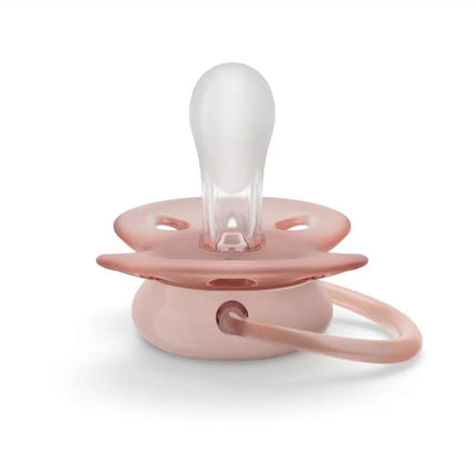 Philips Avent Fopspeen +0 Maanden Soft Grijs/Roze - Philips Avent - Babywinkel - 8720689012775