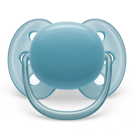 Philips Avent Fopspeen +6 Maanden Soft Blauw/Grijs - Philips Avent - Babywinkel - 8720689012744