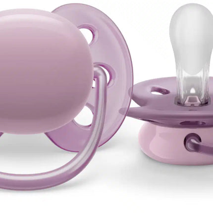 Philips Avent Fopspeen +6 Maanden Soft Grijs/Oranje - Philips Avent - Babywinkel - 8720689012799