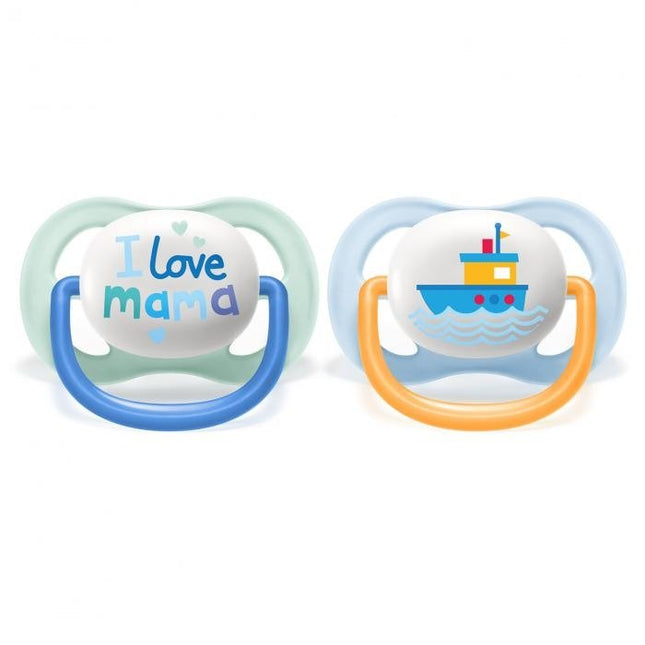 Philips Avent Fopspeen Air Happy Range Boy +0 Mnd 2st - Philips Avent - Babywinkel - 8710103949169