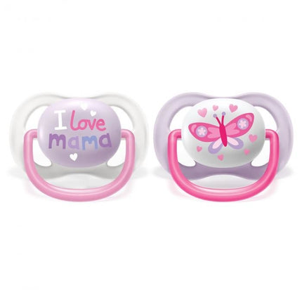 Philips Avent Fopspeen Air Happy Range Girl +0 Mnd 2st - Philips Avent - Babywinkel - 8710103949190