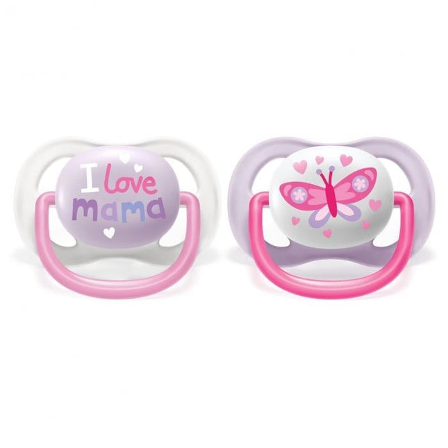 Philips Avent Fopspeen Air Happy Range Girl +0 Mnd 2st - Philips Avent - Babywinkel - 8710103949190