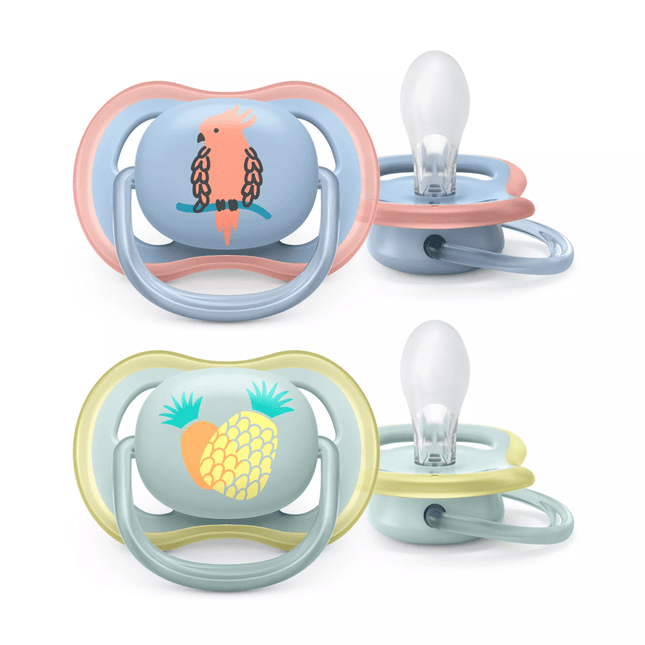 Philips Avent Fopspeen Ananas Papegaai Air +0Mnd 2st - Philips Avent - Babywinkel - 8710103992998