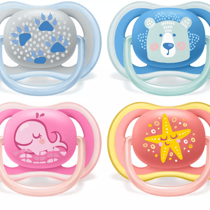 Philips Avent Fopspeen Animals Mix Sea Air +6 Mnd 2st - Philips Avent - Babywinkel - 8710103942825
