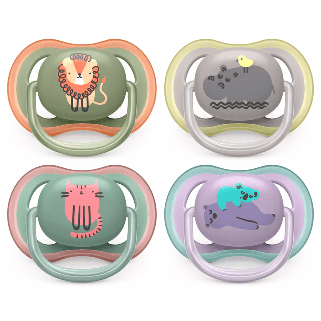Philips Avent Fopspeen Mix Dieren Air +6 Mnd 2st - Philips Avent - Babywinkel - 8710103993131