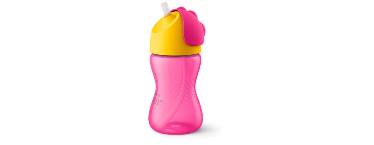 Philips Avent Rietjesbeker 300ml 12m+ Roze - Philips Avent - Babywinkel - 8710103781981