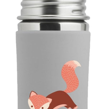 Pura Drinkfles Rvs 325 Ml + Silicone Tuitspeen + Silicone Reisdop + Vos Sleeve - Pura - Babywinkel - 858312007626