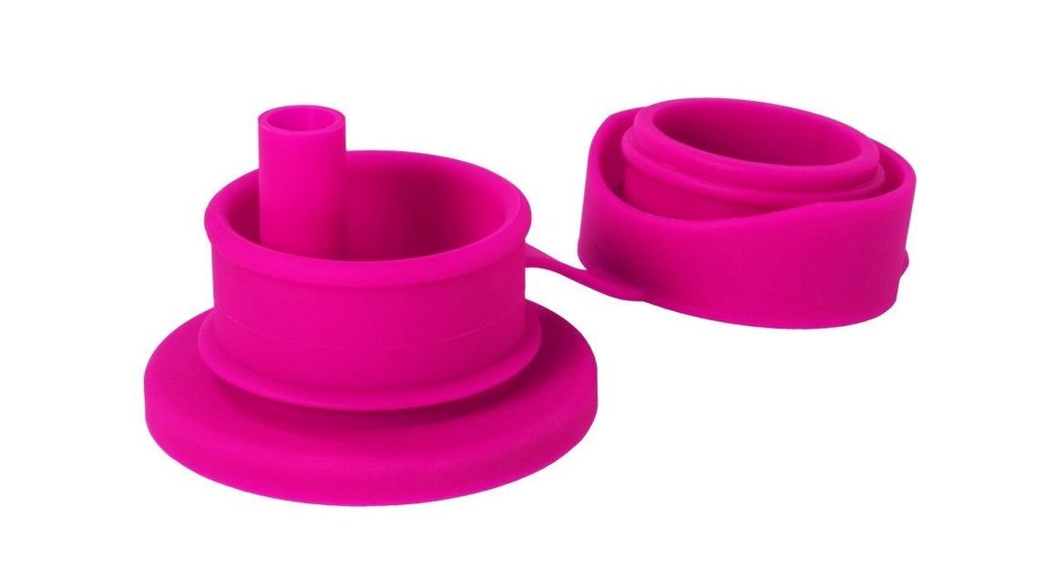 Pura Flesvoeding Accessoire Silicone Sport Rietje Dop Roze - Pura - Babywinkel - 858312007251
