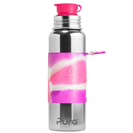Pura Bottiglia d'acqua Swirl Pink 850 ml