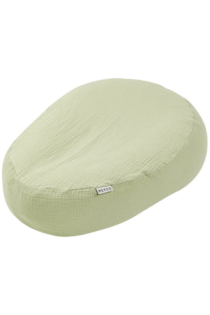 Meyco Voedingskussen Hoes Soft Olive koop je bij Babywinkel