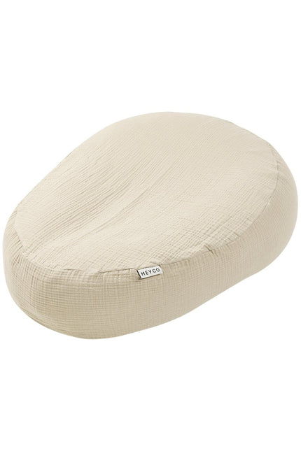 Meyco Voedingskussen Hoes Soft Sand koop je bij Babywinkel