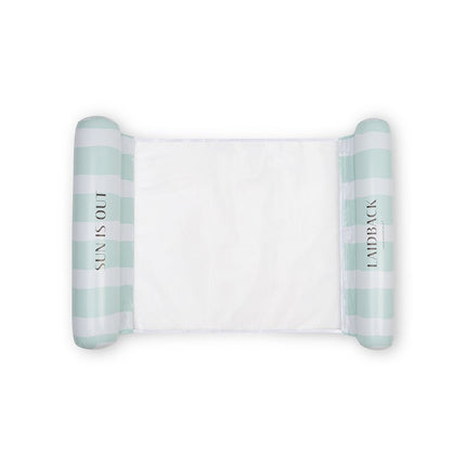Resort Stripe Green Opblaasbare Waterhangmat koop je bij Babywinkel