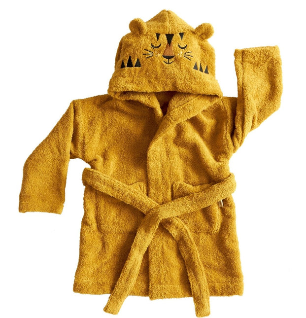 Roommate Badjas Baby Tijger Ochre koop je bij Babywinkel