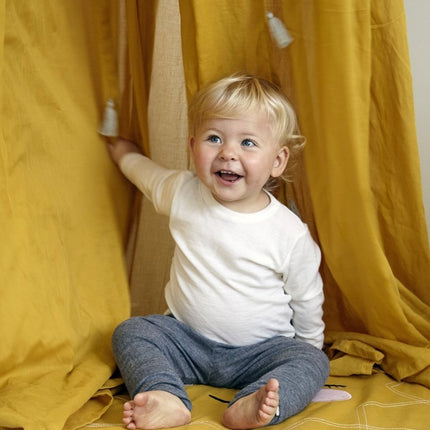 Roommate Klamboe Baby Met Tassels Ochre - Roommate - Babywinkel - 5713137004302
