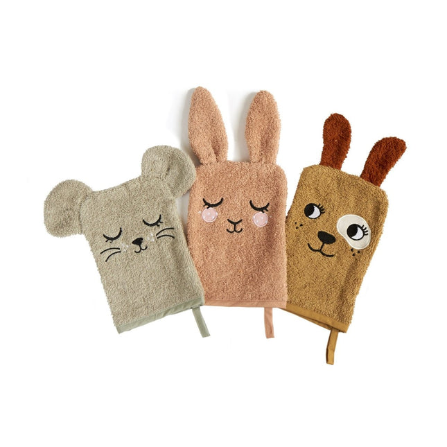 Roommate Washandje Konijn, Muis, Hond - Babywinkel - 5713137004777