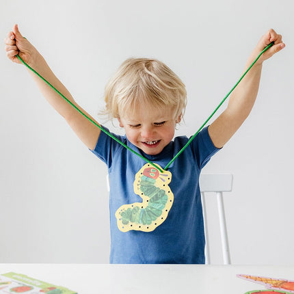 Rupsje Nooitgenoeg Rijgkaarten - Babywinkel - 8714274190443