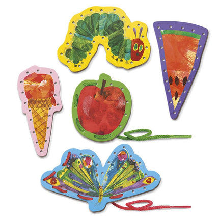 Rupsje Nooitgenoeg Rijgkaarten - Babywinkel - 8714274190443