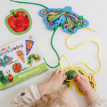 Rupsje Nooitgenoeg Rijgkaarten - Babywinkel - 8714274190443