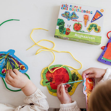 Rupsje Nooitgenoeg Rijgkaarten - Babywinkel - 8714274190443