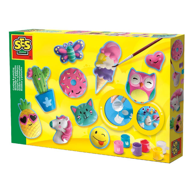 Ses 01133 Gips Gieten Vrolijke Figuren - Babywinkel - 8710341011338