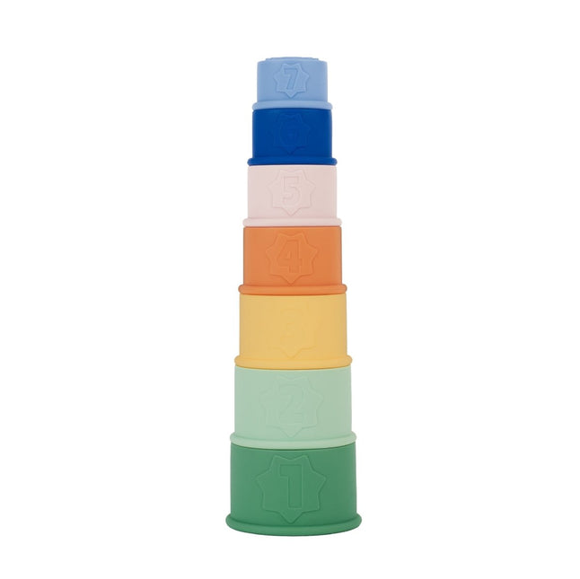 Silicone opstapelbare kommen - Babywinkel - 3661276189270