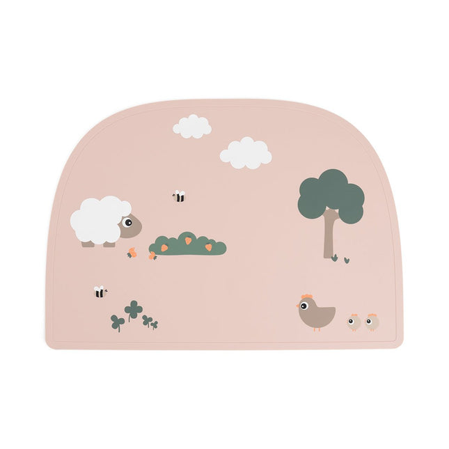 Siliconen placemat Tiny farm Powder koop je bij Babywinkel