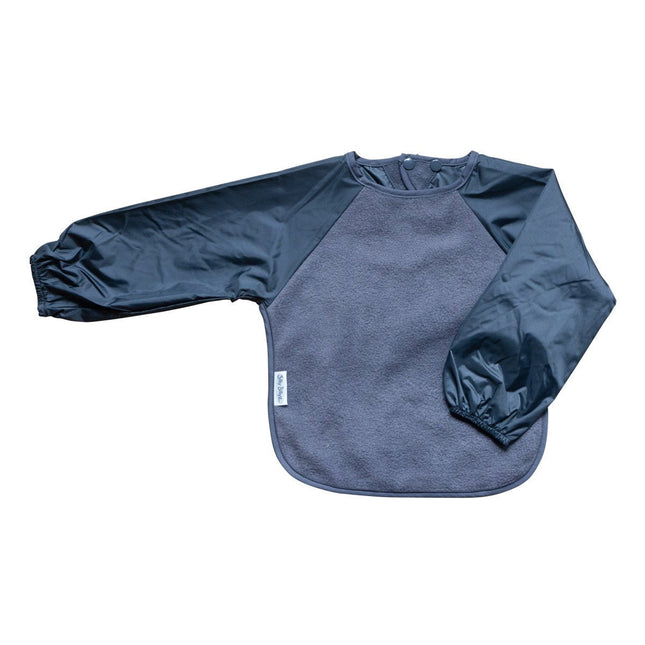 Silly Billyz Fleece small Longsleeve Bibs grey - Babywinkel - 9421018218446