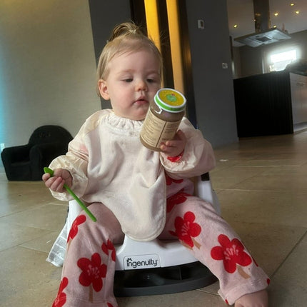 Silly Billyz Towel small Longsleeve Bibs white sand - Babywinkel - 9315455240873