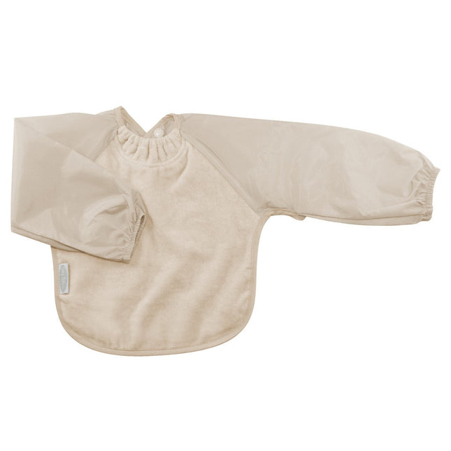 Silly Billyz Towel small Longsleeve Bibs white sand - Babywinkel - 9315455240873