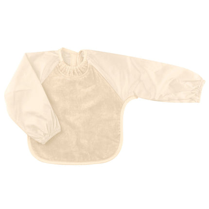 Silly Billyz Towel small Longsleeve Bibs white sand - Babywinkel - 9315455240873