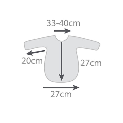 Silly Billyz Towel small Longsleeve Bibs white sand - Babywinkel - 9315455240873