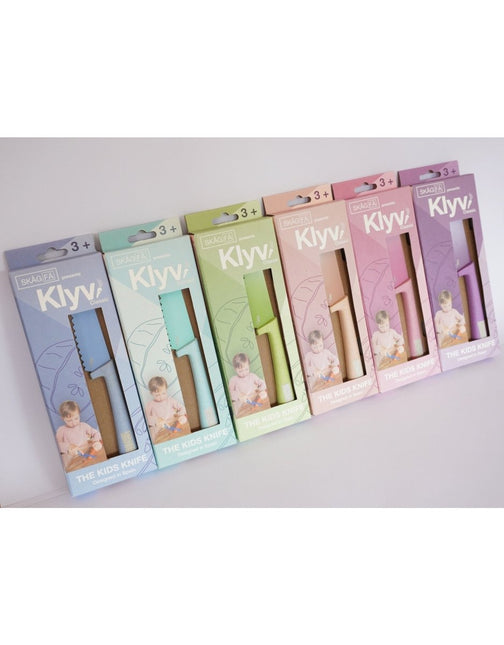 SKÅGFÄ KLYV Classic Kidssafe Mes Orchid koop je bij Babywinkel