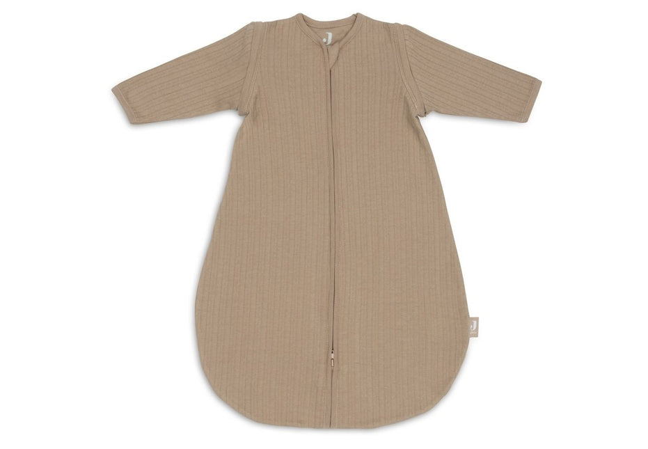 Slaapzak Newborn met Afritsbare Mouw Rond Ajour - Biscuit - Babywinkel - 8717329392847
