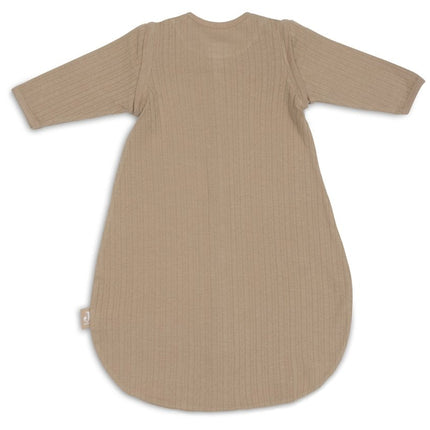 Slaapzak Newborn met Afritsbare Mouw Rond Ajour - Biscuit - Babywinkel - 8717329392847