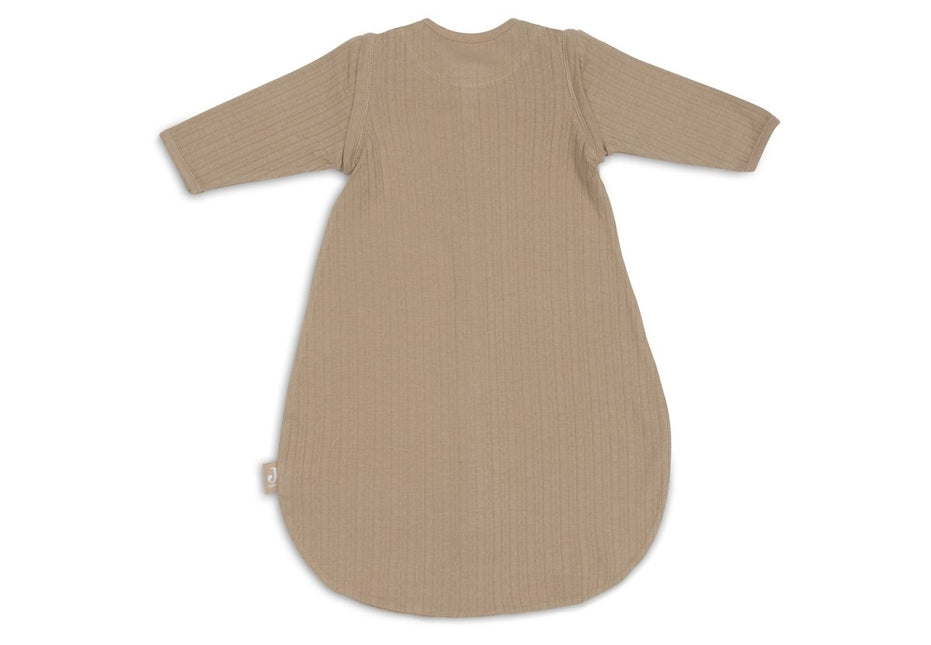 Slaapzak Newborn met Afritsbare Mouw Rond Ajour - Biscuit - Babywinkel - 8717329392847
