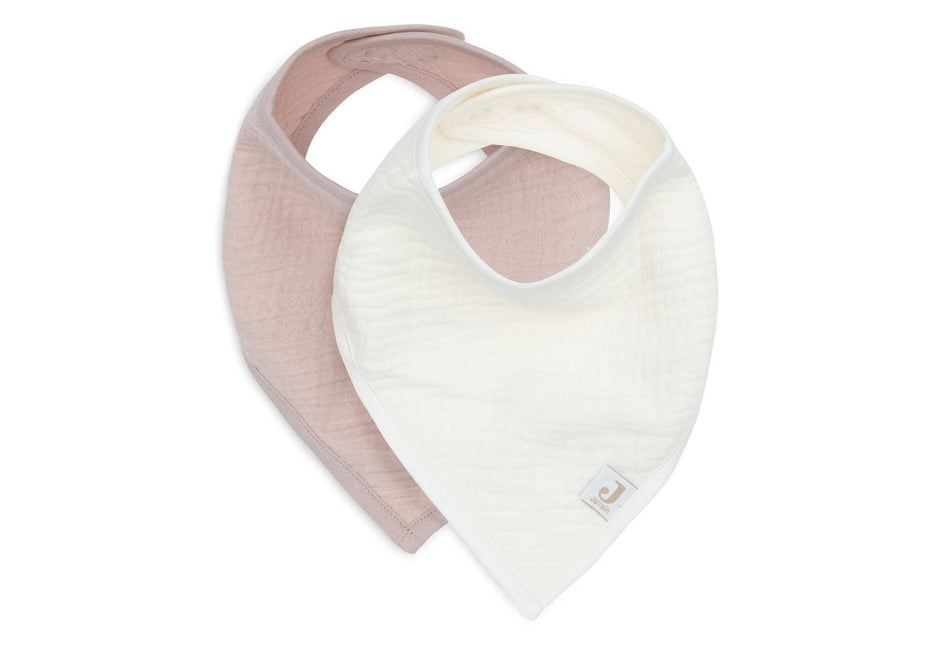 Slab Bandana Hydrofiel - Wild Rose/Oatmeal - 2 Stuks - Babywinkel - 8717329393066